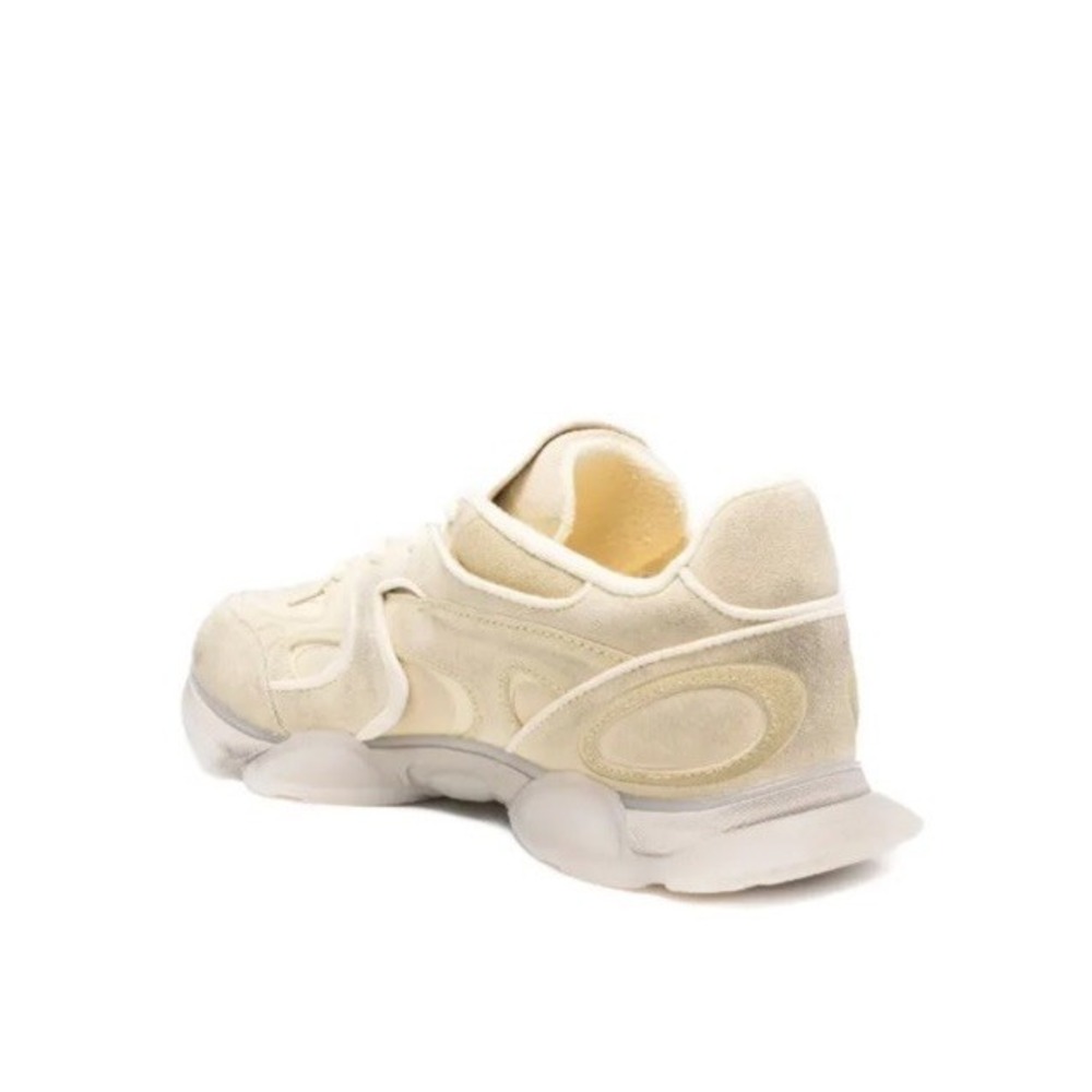 NEW SEASON Axel Arigato Farfetch Eris Suede Panel Sneaker Light Yellow Size 11 - Picture 2 of 10